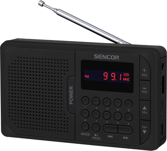 Przenośne radio Sencor z Bluetooth, USB i microSD