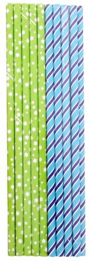 Papierowe słomki TORO 21 cm, 16 szt.