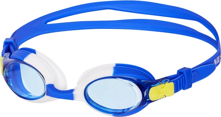 Gogle pływackie NILS Aqua Junior niebieskie