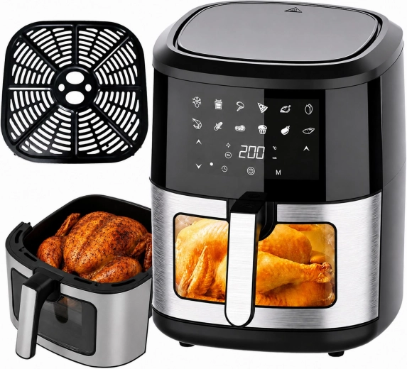 Frytkownica beztłuszczowa (air fryer) 6 l, 1500 W, 12 programów