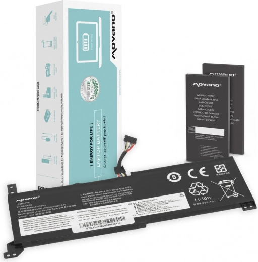 Bateria Movano do Lenovo V14/V15/V17 G2 (L20M2PF0, L20C2PF0, L20L2PF0) 4650 mAh 36 Wh
