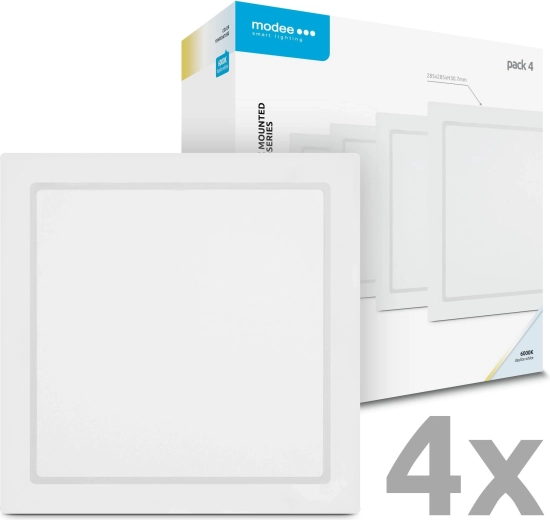 Modee kwadratowy panel LED 24 W, 2640 lm, zimna biel