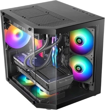 Gamingowa obudowa komputerowa Mars Gaming MC-3TLITE Black mATX