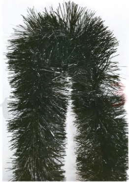 Świąteczny łańcuch 11 × 2 cm, srebrny