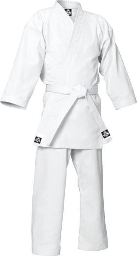Dziecięce kimono DBX BUSHIDO do karate pro z białym pasem