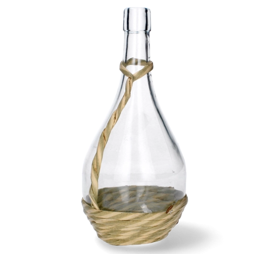 Szklana butla Fiasco 2 l ze słomkowym koszyczkiem