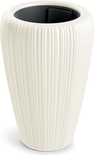 Doniczka OROBO biała czekolada 39,5 cm