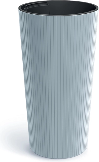Donica Lamia Slim 20 cm jasnoszara z wkładem