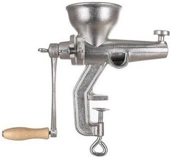 Żeliwna wyciskarka do drobnych owoców z drewnianą rączką BANQUET