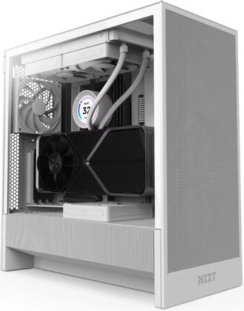 NZXT H5 Flow RGB biała obudowa PC Midi Tower z oknem