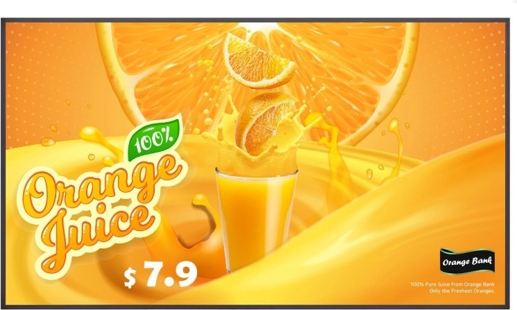 wielkoformatowy monitor 43" UHD 500 cd/m² do pracy 24/7