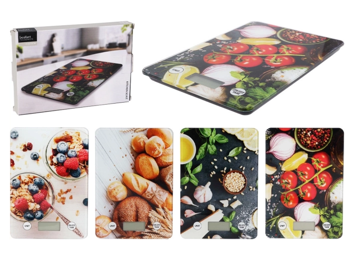 Cyfrowa waga kuchenna ze szkła hartowanego 5 kg