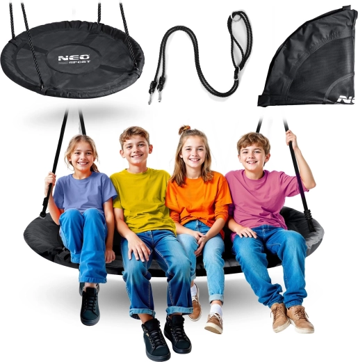 Huśtawka okrągła gniazdo NEO SPORT 120 cm