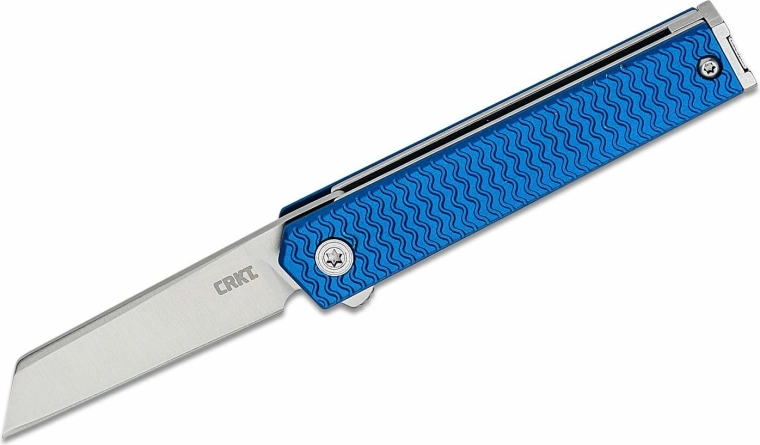 CRKT CEO microflipper sheepsfoot składany nóż kieszonkowy niebieski