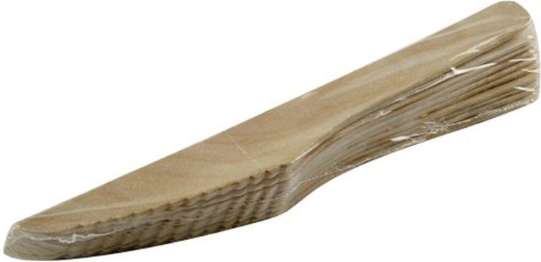 Drewniane jednorazowe noże 165 mm (10 szt.)