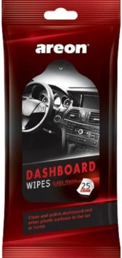Nawilżane chusteczki do deski rozdzielczej AREON Car Wipes Dashboard, 25 szt.