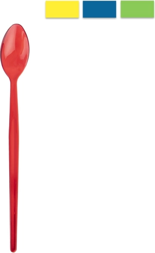 Łyżeczka koktajlowa Lily z plastiku UH – mix kolorów