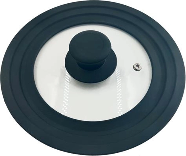 Uniwersalna pokrywka z hartowanego szkła z zaworem parowym 16/18/20 cm