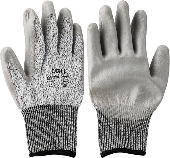 Rękawice odporne na przecięcia Deli Tools L