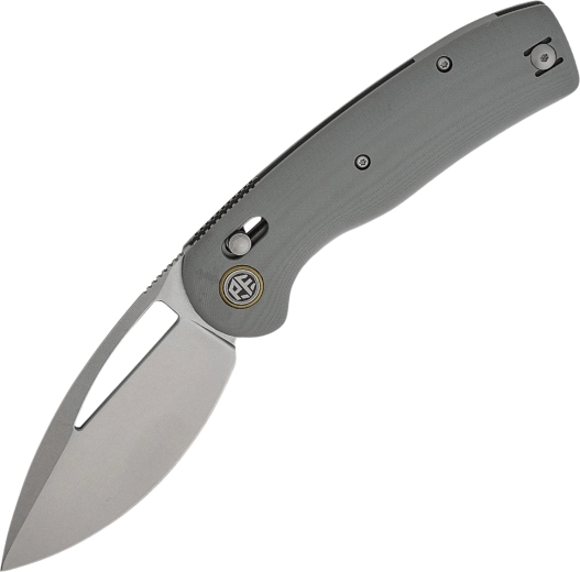 Nóż składany Petrified Fish Viper 8,9 cm, stonewash, szare G10