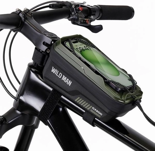 Wildman etui i torba na ramę roweru GX200 zielona