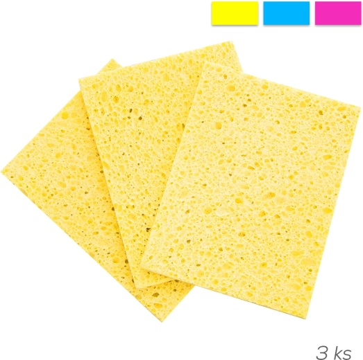 Gąbka celulozowa do naczyń EKO mix 3 szt.