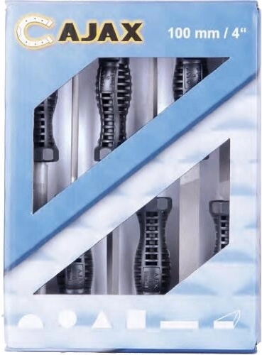 Zestaw pilników 6‑częściowy 100/2 z nacięciem krzyżowym