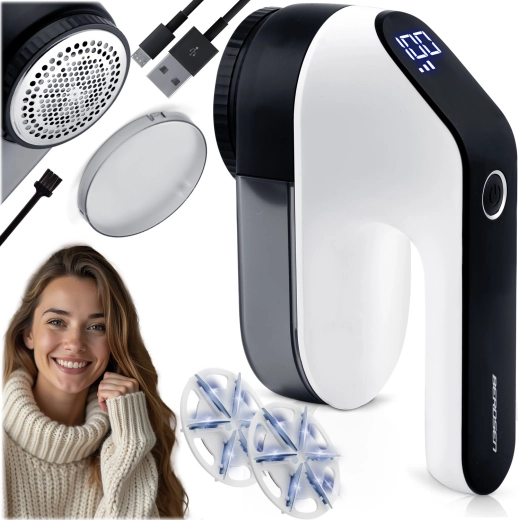 Elektryczna golarka do swetrów z LCD BERDSEN