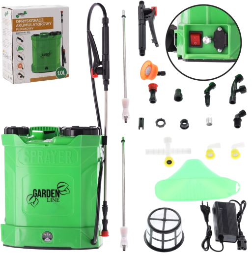 Akumulatorowy opryskiwacz plecakowy 10 l