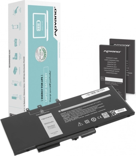 Movano bateria do Dell Latitude 5280, 5480, 5490 i 5590 (GJKNX) 8500 mAh