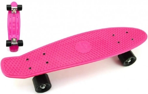 Pennyboard 60 cm z metalowymi osiami i nośnością 90 kg – Różowy