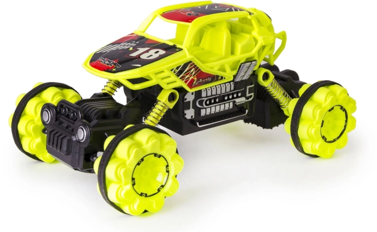 Zdalnie sterowany samochód terenowy Off-road, żółty