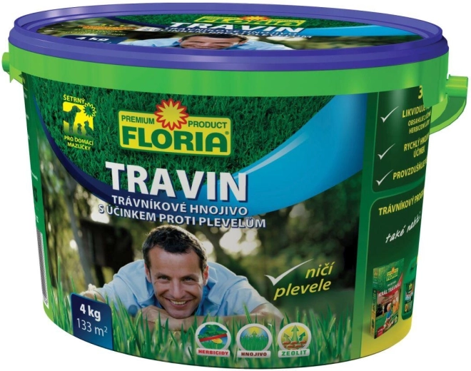 Nawóz FLORIA TRAVIN 3w1, 4 kg