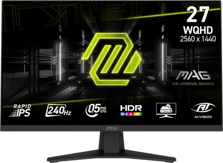 Monitor 27" MAG 274QF X24, 240 Hz, FHD, płaski, czarny