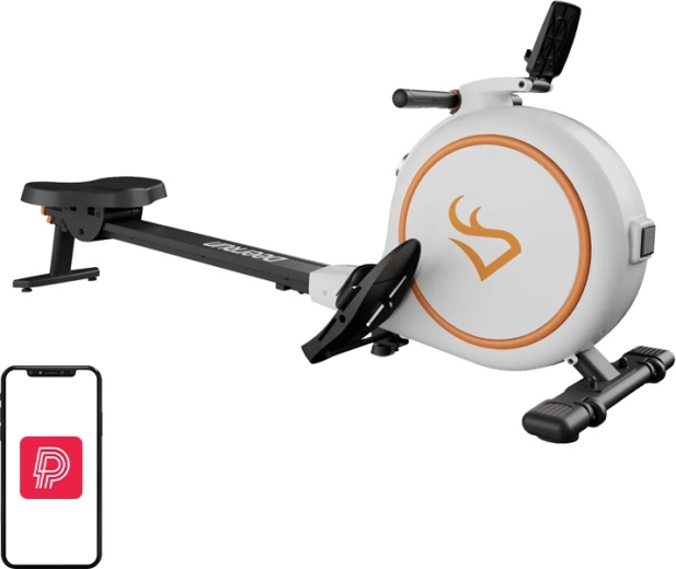 Magnetyczny wioślarz DeerRun RW600 biały