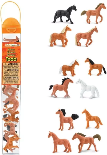 Safari Ltd. Toobs figurki koni – 12 szt.