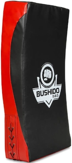 Blok treningowy DBX BUSHIDO T75 – duża zakrzywiona tarcza uderzeniowa 75 × 35 × 16 cm