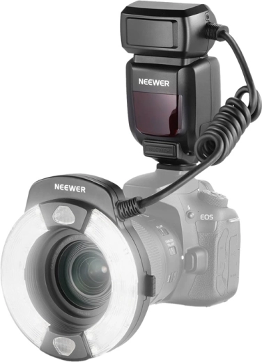 Pierścieniowa lampa błyskowa makro Neewer RF1-C do Canon E‑TTL