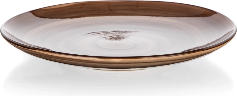 Ceramiczny talerz deserowy 21,5 cm PALAS brązowy