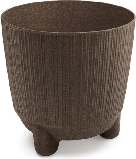 Doniczka Ryfo N Eco Wood 16,8 cm kawowy