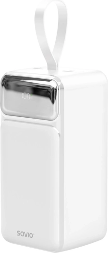 Powerbank Savio 50 000 mAh biały