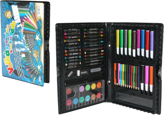 Kuferek plastyczny 67 szt. – motyw morski