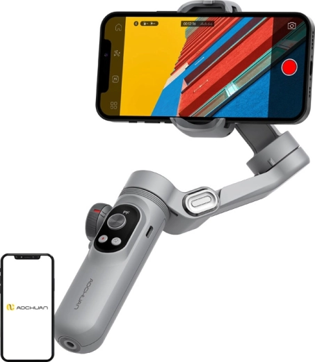 Stabilizator do smartfona AOCHUAN Smart X Pro Standard szary