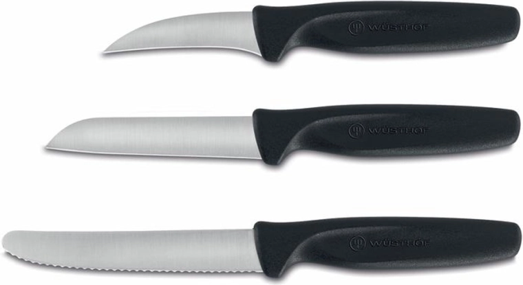 Zestaw kolorowych noży Wüsthof, 3 szt., czarny
