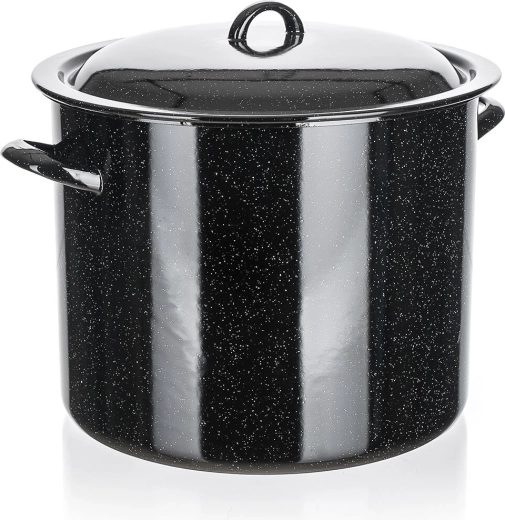 Emaliowany garnek z pokrywką 30 cm, 17 l