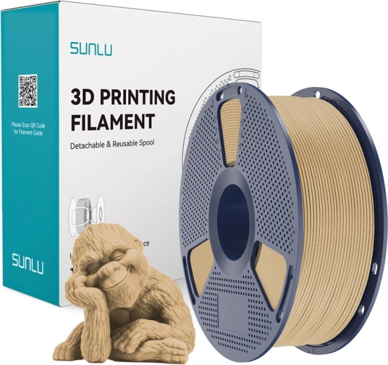 Sunlu Wood filament pro 3D tisk – klon