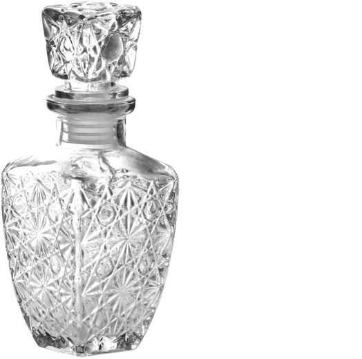 Szklana karafka 250 ml z korkiem