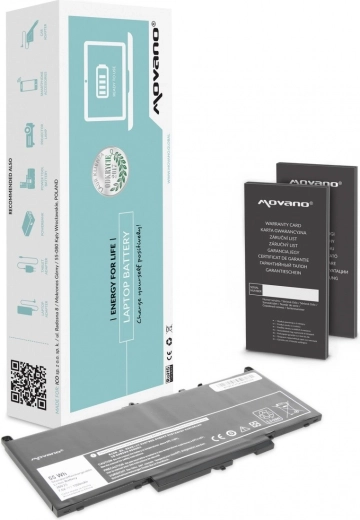 Bateria do laptopa Dell Latitude E7270/E7470 Movano 7200 mAh (55 Wh)
