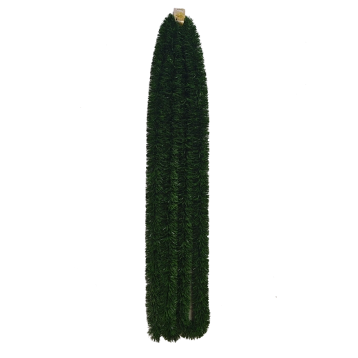 Zielony łańcuch świąteczny 6 m, średnica 10 cm