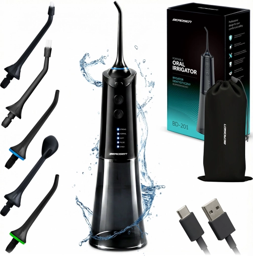 Bezprzewodowy irygator do jamy ustnej Berdsen